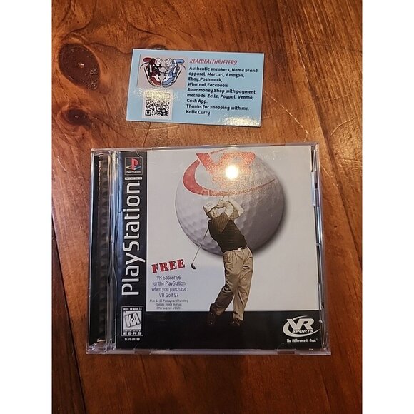 VR Golf '97 (Sony PlayStation 1, 1996) Complete and Tested - Picture 1 of 2